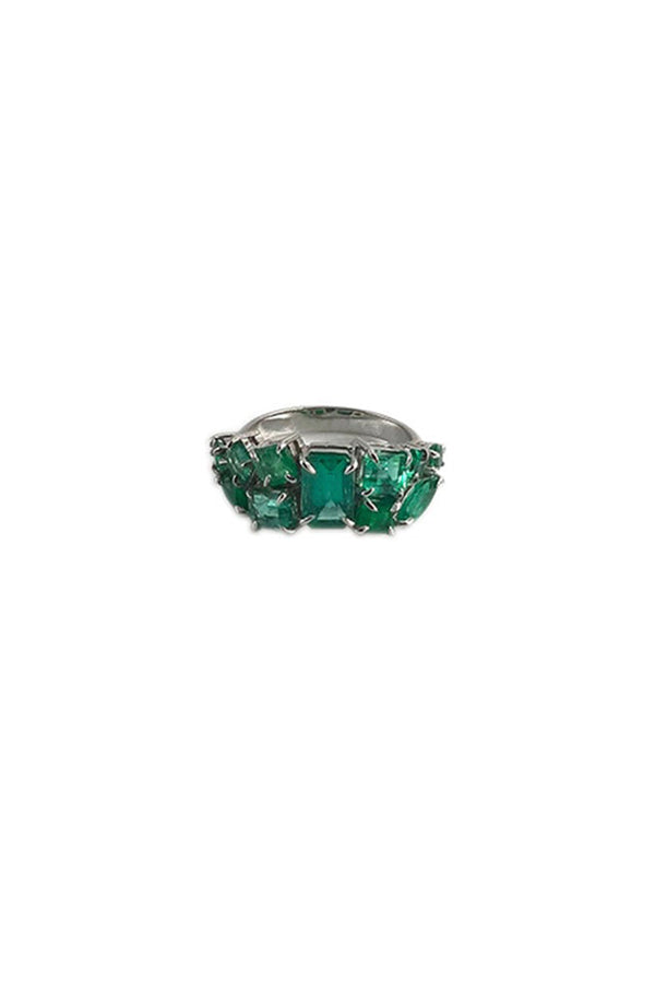 Emerald Serendipity Ring