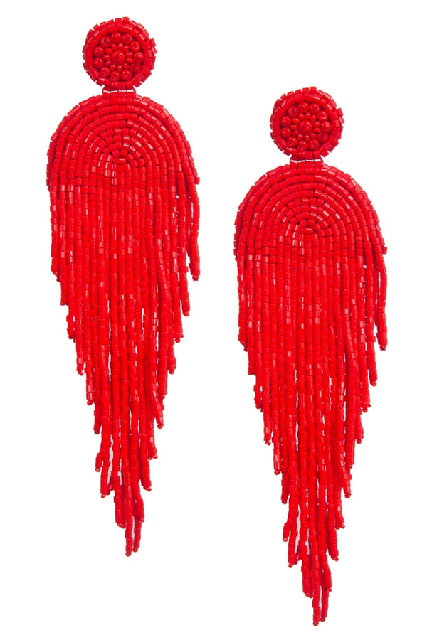 Red Elizabeth Earrings