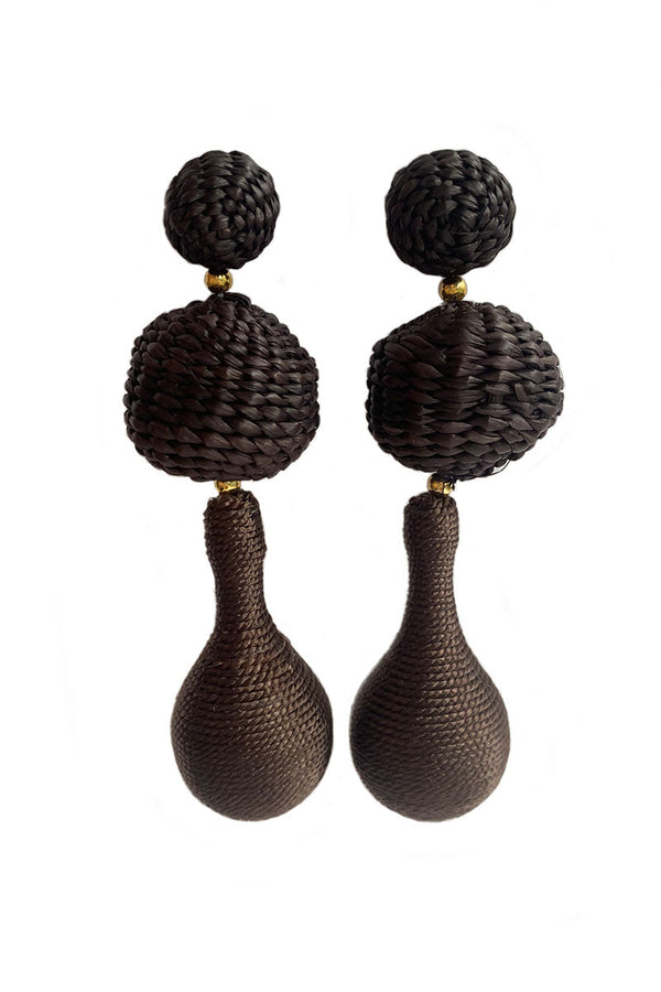 Brown Mini Ibiza Earrings