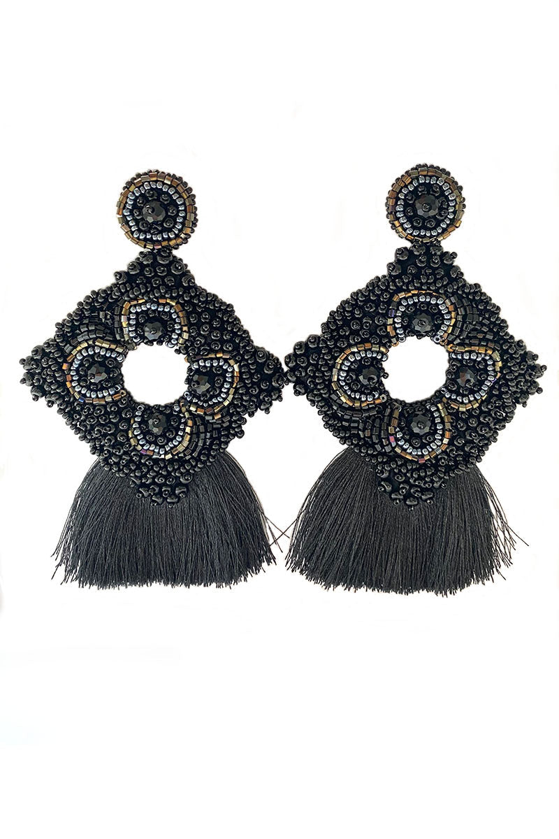 Black Cleopatra Earrings