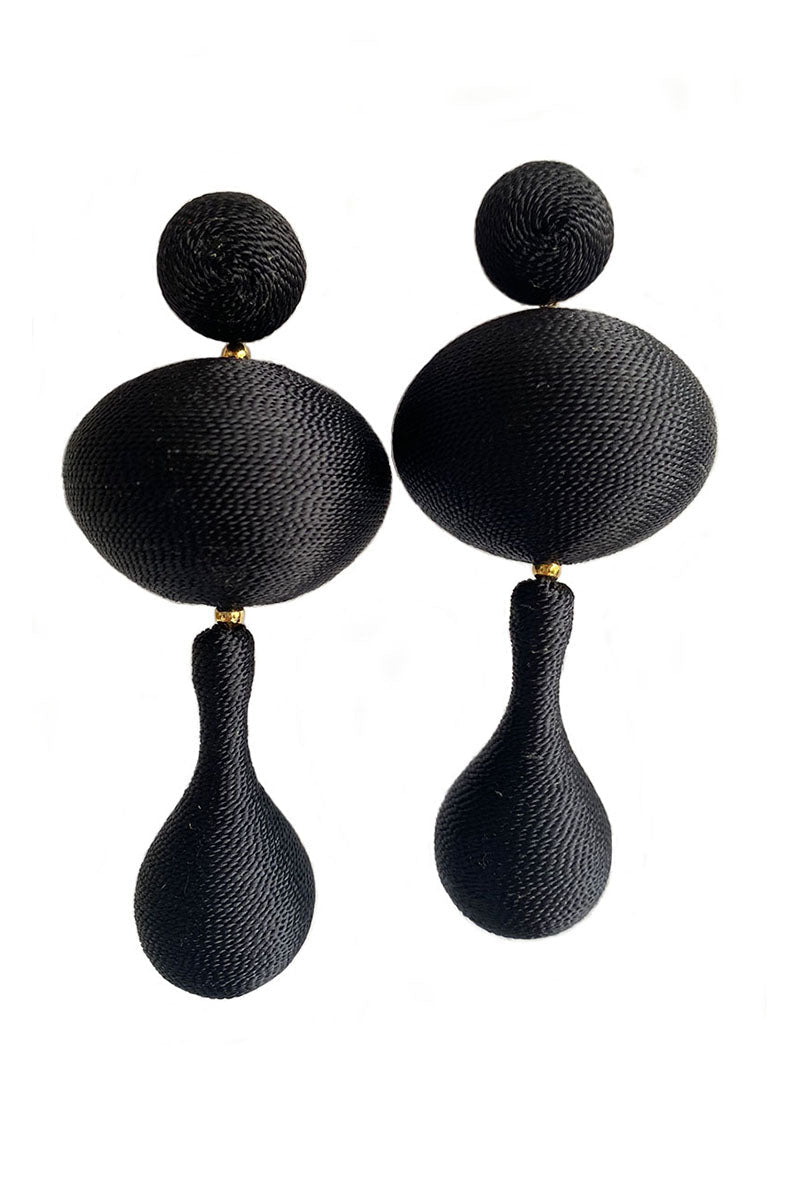 Black Ibiza Earrings