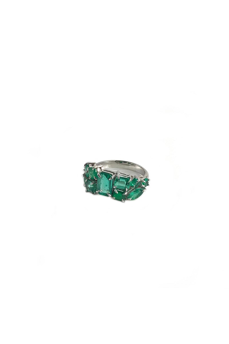 Emerald Serendipity Ring